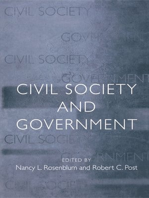 cover image of Civil Society and Government